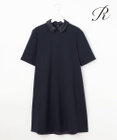 23区 S 【R(アール)】ダブルクロス 襟デザイン ワンピース