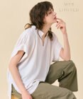 BEIGE， 【WEB限定・洗える】CELOSIA / スキッパーブラウス