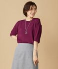 J.PRESS LADIES 【洗える】 レーヨンエリートストレッチ パフスリーブ ニット