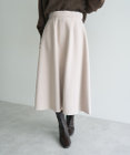YECCA VECCA メルトンジャージーAラインスカート