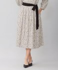 自由区 【セットアップ対応・ウエストゴム】スクラッチチェックプリント スカート