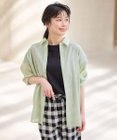 ANY シアーシャツブラウス