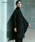 23区 【エステータ】ウールリバー ポンチョ コート