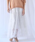 23区 【GOLD LABEL】BROCHEレース フレアスカート
