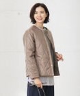 J.PRESS LADIES 【洗える】高密度タフタ キルティング ショート コート
