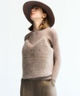 23区 S 【GOLD LABEL】シアーウール ワイドリブ ニット