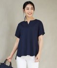 J.PRESS LADIES L 【接触冷感】プレーティングジャージー フレンチスリーブ カットソー