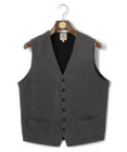 J.PRESS MEN 【ストレッチ性 / イージーケア】【FLEX YARN】ハイゲージニットベスト
