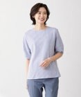 J.PRESS LADIES L 【WEB限定カラーあり・抗菌消臭・吸水速乾】サッカージャージー ボリュームスリーブ カットソー