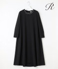 23区 L 【R(アール)】ダブルクロス ビジュートリムワンピース