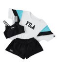 OP／FILA 【FILA】ゆったりシルエットTシャツ付き水着３点セット
