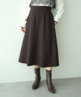 YECCA VECCA メルトンジャージーAラインスカート