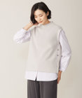 J.PRESS LADIES L 【洗える】CLEAR COTTON BLEND ニット ベスト