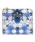 LANVIN en Bleu ブルフルール Lファスナー二つ折り財布