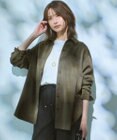23区 L 【見上愛さん着用/Oggi10月号掲載/洗える】スエーディーサテン シャツ