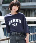 WEGO 【ユニセックス着用ITEM】カレッジロゴプリントT（SS）