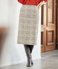 J.PRESS LADIES 【洗える】PL/Visストレッチチェック スカート