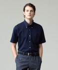 J.PRESS MEN 酷暑の清潔感もこれ一枚で【吸水速乾 / 抗菌防臭 / 防シワ】【J.PRESS OXFORD JERSEY】カノコインレイ半袖 シャツ / B.D.