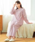Wing パジャマ 長袖 長ズボン 綿100%(本体) 二重ガーゼ素材 レディース EP7043 ウイング／ワコール