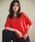 UNFILO L 【VERY掲載】BEAUTY FORM JERSEY light スナップカーディガン