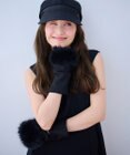 TOCCA 【百田夏菜子さん着用】FAKE SUEDE FUR HANDWARMER 手袋