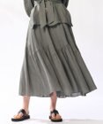 23区 【洗える】LIBECO ティアード スカート