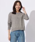 J.PRESS LADIES 【洗える】GIMA COTTON プルオーバー ニット