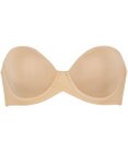 WACOAL ブラジャー ストラップレス サイズや体型特徴に合わせた設計 アウターにひびきにくい メッシュ素材(カップ肌側) レディース BXC610 /ワコール