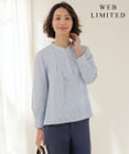 【WEB限定カラーあり】コンパクトエステネージュ スキッパー ブラウス