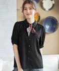 Tiaclasse 【新色追加】パフスリーブシャツブラウス