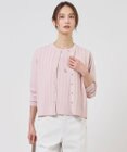 J.PRESS LADIES S 【アンサンブル着用可】Rayon Elite Stretch クルーネック カーディガン