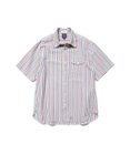 J.PRESS MEN 【J.PRESS ORIGINALS】Cotton Silk Seersucker Regular Half Sleeve Shirt / Baggy-Fit