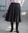 組曲 S 【WEB限定カラーあり】ウールライクストレッチ フレアスカート