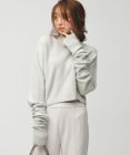 UNFILO L ふわふわニット クロップドハイネック