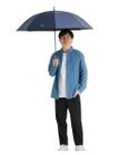 MOONBAT 【大きめ】MIZUNO メンズ 晴雨兼用日傘 長傘 RBロゴ 遮光 遮熱 UV ユニセックス