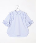 #Newans ロマンティックフリルディテールシャツ