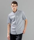 JOSEPH HOMME トライジャガードストレッチ ウイングカラー半袖シャツ