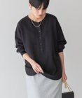 AMERICAN HOLIC ヘンリーネックラウンドミニ裏毛プルオーバー