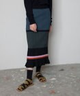 TRICOTE MULTI RIB PATTERN SKIRT / マルチリブ パターン スカート