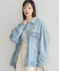 earth music&ecology ビッグデニムジャケット