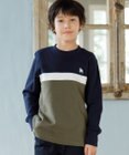 J.PRESS KIDS 【140-170cm】ブル刺繍 ブロッキングトレーナー