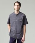 J.PRESS MEN 驚異的な機能性！【接触冷感 / UVカット / ストレッチ / 高通気性 / 防シワ】【MECHANICAL】ジャージーバンドカラー シャツ
