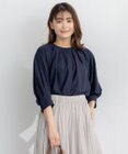 組曲 S 【WEB限定】シアーカルゼ ドルマンスリーブ ブラウス