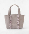 TOCCA 【A4サイズ対応】RIBBON FRILL CANVASTOTE キャンバストートバッグ