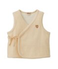 MIKI HOUSE HOT BISCUITS 【50-70cm】 パイル素材 ベビーベスト(胴着)