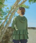 OP／FILA 【Ocean Pacific】バックフリルラッシュガード パーカー