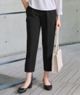 Tiaclasse L 【ストレッチジョーゼット】スリットテーパードパンツ