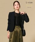 BEIGE， 【L-size・セットアップ対応】LUIZA / ノーカラージャケット