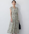 23区 S 【洗える】アンティークフラワープリント ワンピース