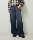 Green Parks ・ＳＵＧＡＲ　ＳＰＯＯＮ　デニムワイドパンツ